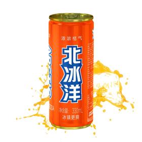 北冰洋330ml桔汁汽水听装