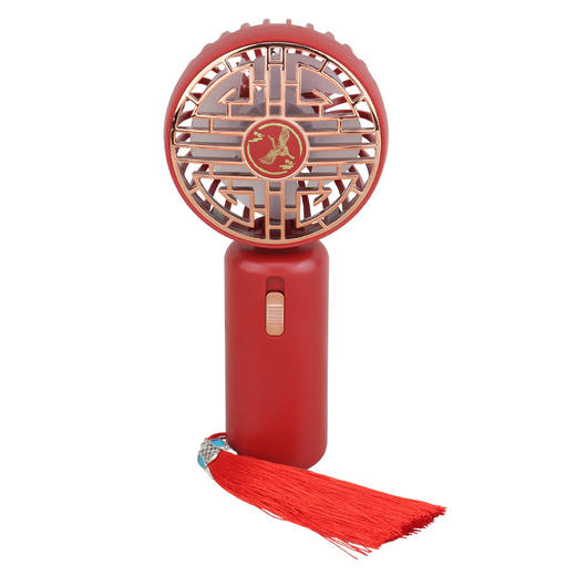 【29.9/任选2件送流苏】轻巧随行，国潮随行 点滴小风扇 国潮USB迷你充电手持风扇 充电·国潮风·调档 地推小礼物礼品-QQ 商品图4