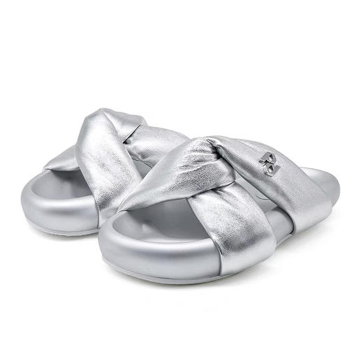 交叉扭带枕头拖鞋 商品图0