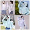 【一件=6件！全面防晒】新款斗篷防晒衣女，夏季骑车披肩遮阳衫，户外宽松拼色防晒服，冰丝短款外套，有效阻隔紫外线98%，吸湿速干，运动持续干爽，透气不闷热！ 商品缩略图11