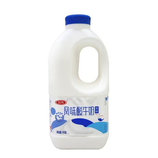 三元1kg天然桶装酸牛奶 商品图0