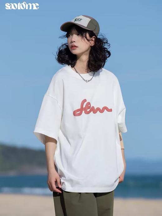 早乙女惠子saotome/STMDX240302/渐变logo短袖T恤 商品图3