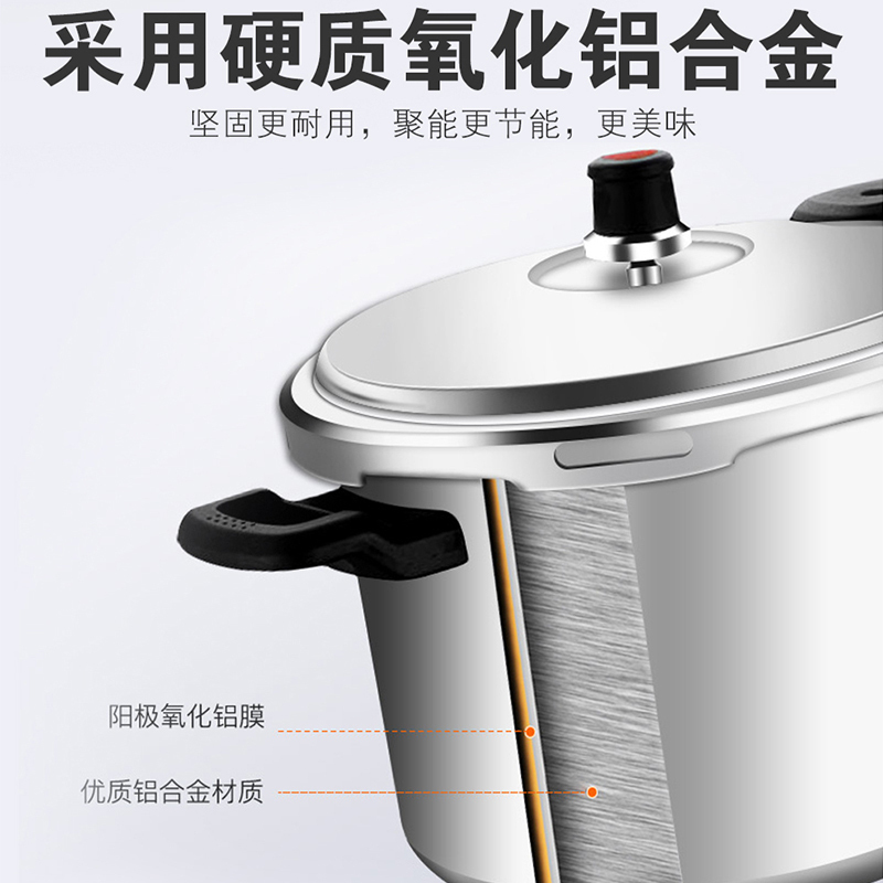 苏泊尔（508637）(SUPOR)铝合金高压锅YL209H2 20cm煮饭煮粥炖汤燃气灶明火专用快煮锅