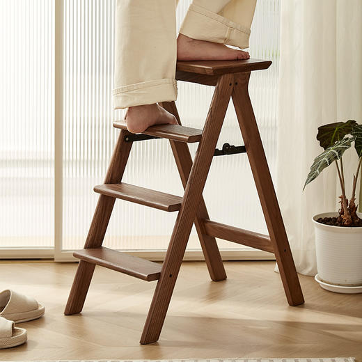 初心| 全实木四层梯凳 商品图2