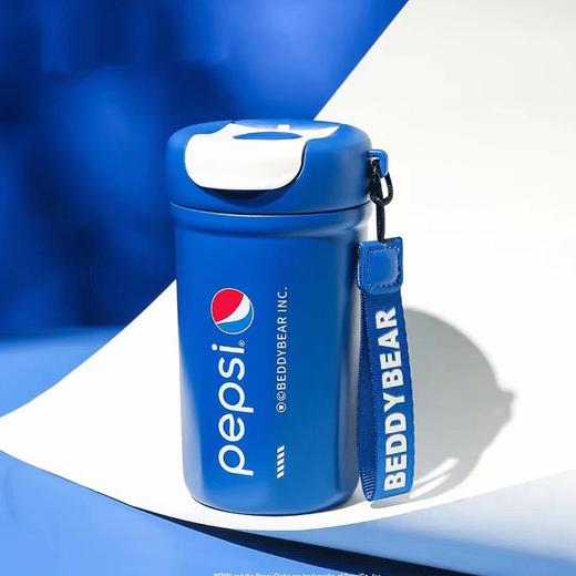 杯具熊400ml雾霭蓝百事可乐都市咖啡杯 商品图0