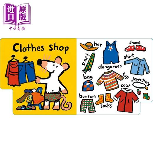 【中商原版】跟着小鼠波波学单词5册 Maisy First Words 学龄前低幼儿童早教英语启蒙绘本 纸板书 1岁以上 英文原版进口 商品图3