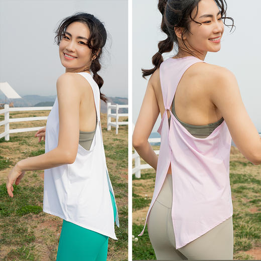 【裸感】Y型吊带美背 加宽底围 胸垫可拆卸 瑜伽运动文胸 商品图6
