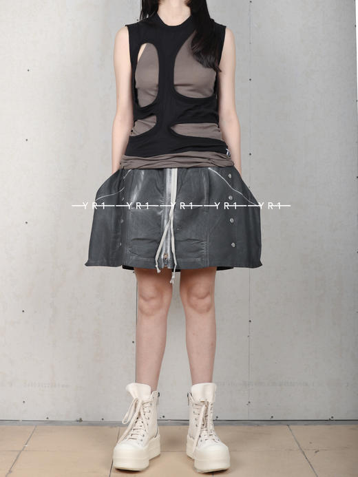 Rick Owens Drkshdw | LIDO拉绳飞机迷你裙 商品图4