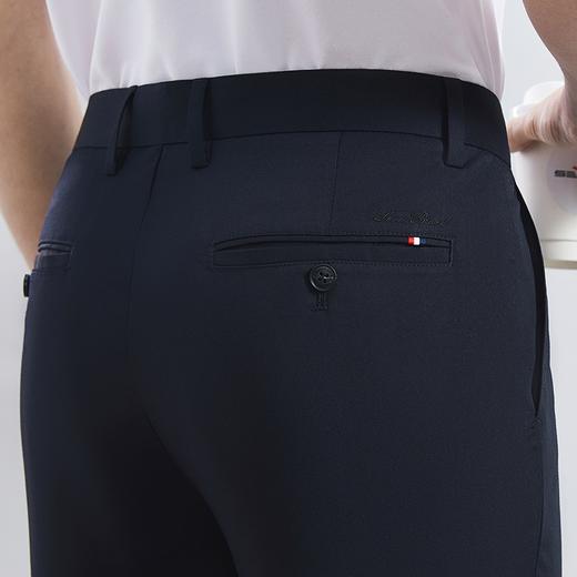 【含桑蚕丝】柒牌直筒休闲裤男2024夏季新款商务轻薄透气亲肤长裤	126H72890 商品图2