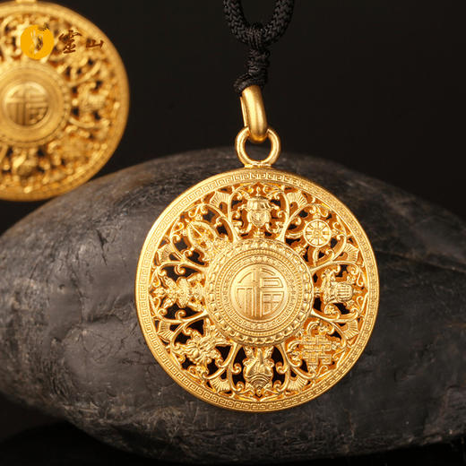 灵山开运金·宏愿 · 八吉祥挂件 商品图2