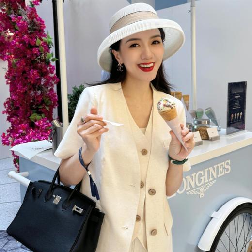 【破价】N°28【米兰】 夏季设计师三件套 短袖背心长裤套装8A23Z101 8A22B558 23ZH061 商品图2