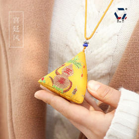 宫廷风五毒挂脖粽子香包端午香囊袋挂脖香包袋