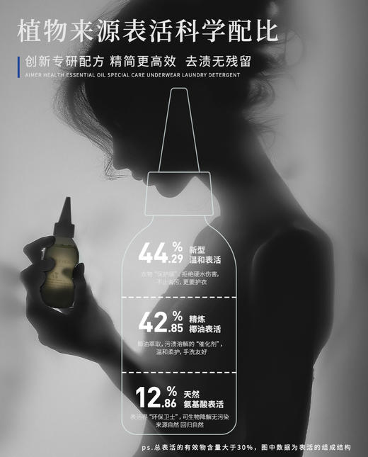 【6折】3楼爱慕健康 经期专用内衣洗涤液（100ml）JS150117 商品图3