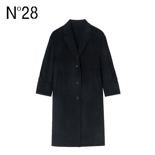 【破价】N°28女装宽松舒适毛呢大衣休闲通勤风中长款外套8251D038 商品图1
