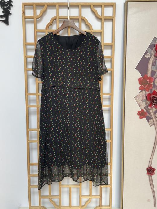 丁摩 100%桑蚕丝连衣裙裙子18-61 HS-DS399 商品图7