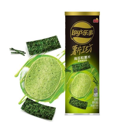 TD乐事104g薯片工坊香烤海苔味海苔粒薯片 商品图0