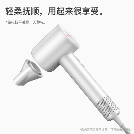 热卖！速干养发！Muzson负离子高速吹风机 无刷电机 4档 智能控温 低噪护发 灰色/白色 礼盒装 1年质保，只换不修 商品图5