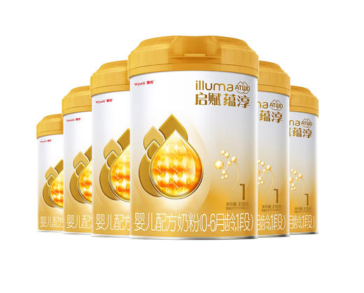 【整箱6罐】新国标启赋蕴淳1段0-6月新生儿婴儿童配方奶粉810g/WYE-626615 商品图0