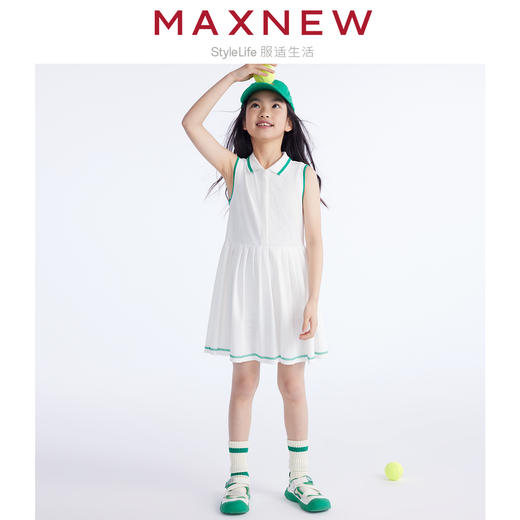 【裙装】女大童学院运动无袖连衣裙 1N2365306 商品图2