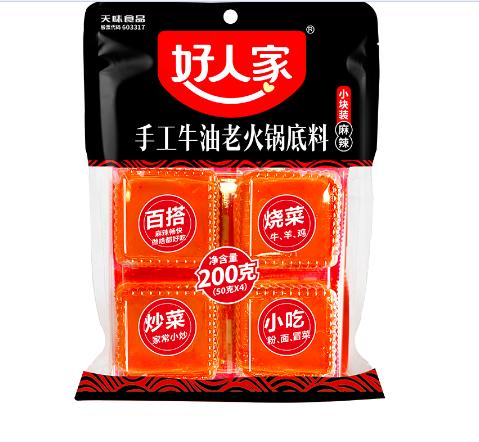 J好人家200g四小块手工牛油火锅底料 商品图0