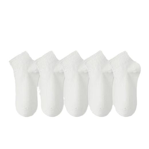 「19.9到手10双！三色可选」黑白基础色颜色春夏款袜子 女短袜ins网红船袜配饰 商品图3