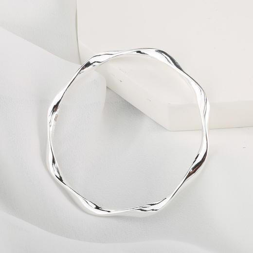 【宏艺珠宝】莫比乌斯环·足银手镯 商品图1