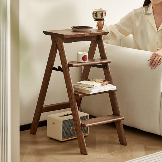 初心| 全实木四层梯凳 商品图5