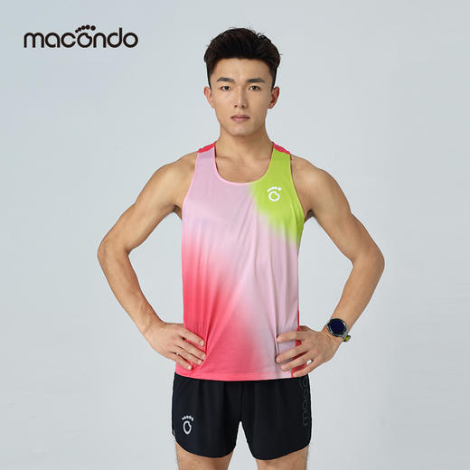 【腋下拼接 减少摩擦】马孔多6代丨跑步印花背心 商品图4
