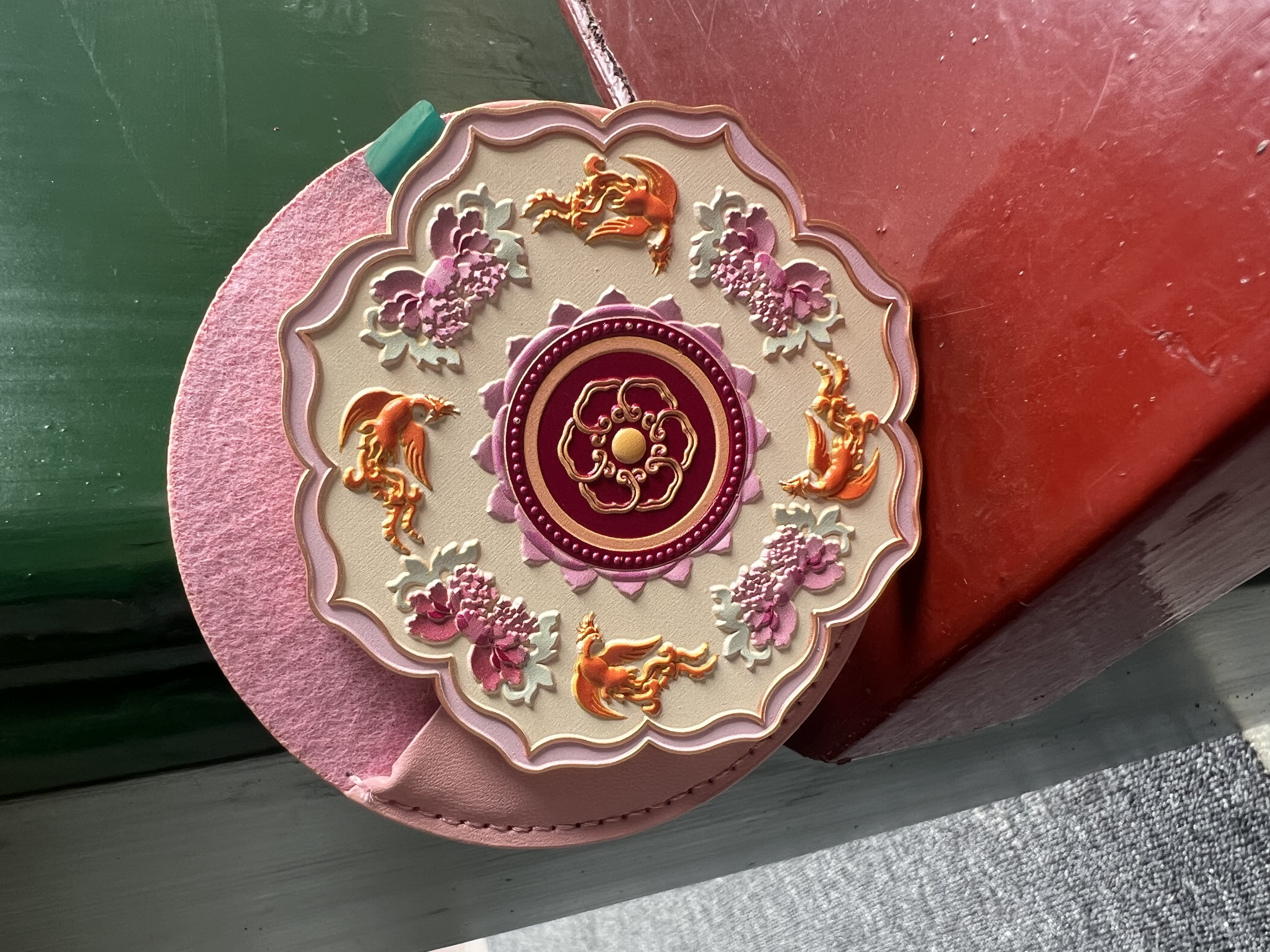 花鸟金銮化妆镜