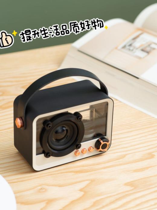 真的太赞啦❗只需几十元就能拥这款极具“小资”品味的复古朋克风【幻响黑晶蓝牙音箱】简直太出色啦多彩灯光🚨 商品图2