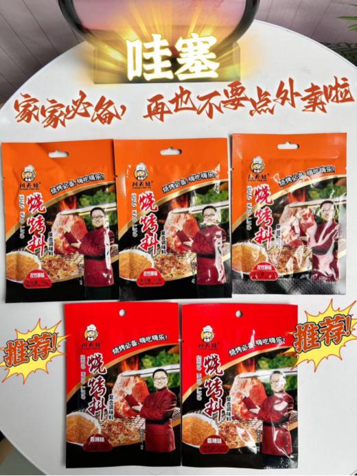 ✨【山东淄博烧烤专用烧烤料4包】✅淄博烧烤料，万物皆可醮，有两种口味 🌈香辣味，孜然原味！😍 商品图2