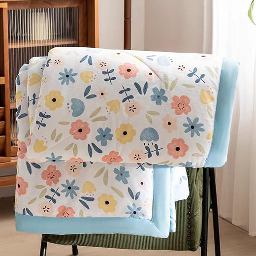 雅鹿5665云朵棉印花双人夏被2*2.3m 商品图0