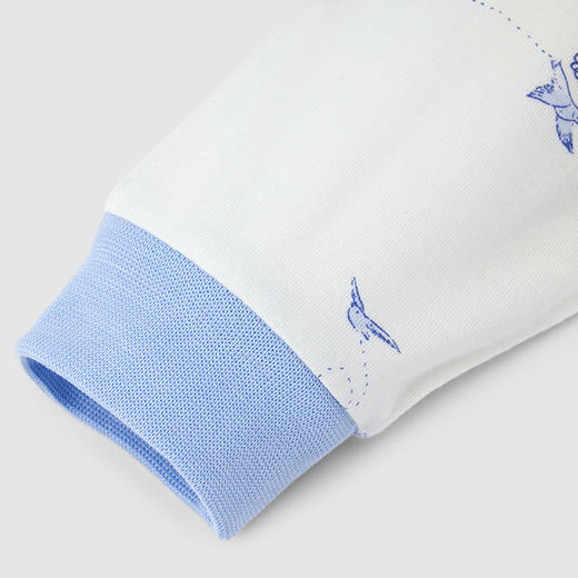 英氏童装婴儿连体衣男女宝宝牛奶丝抑菌爬服2024新款YLAAJ0Q007A 商品图3