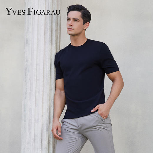 YvesFigarau伊夫·费嘉罗新款休闲短袖T恤970877 商品图0