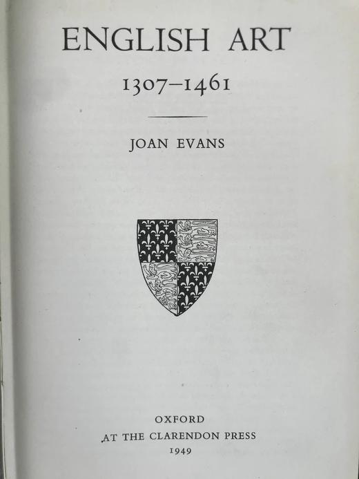 1949年 英国艺术，1307-1461年 约百幅插图 漆布精装18开 商品图2