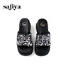 Safiya/索菲娅2024夏季时尚方头亮片休闲外穿增高厚底凉拖鞋 SF42110422 商品缩略图2