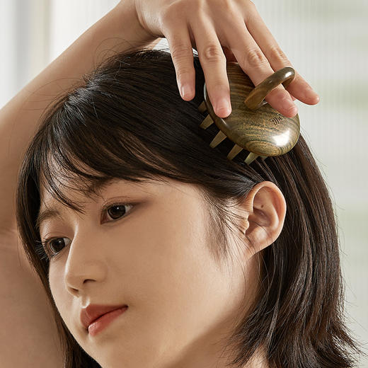 初心| 插齿尖齿指环按摩梳经络梳21钉 商品图2