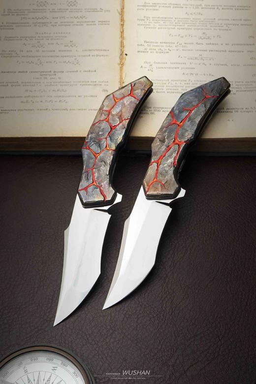 【成本价】三希堂  现代刀系列  熔岩镜面小折 商品图1