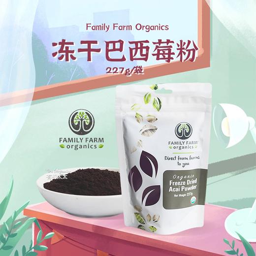 美国冻干巴西莓粉Family  Farm巴西莓浆果粉无糖添加去YANG化Acai 商品图0