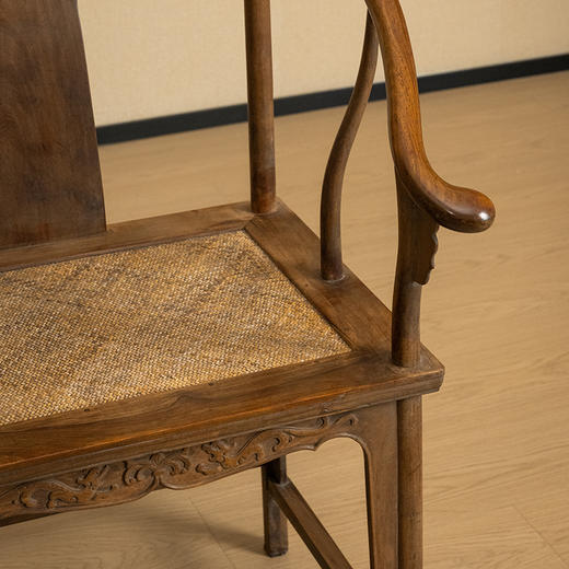 清 红木螭龙纹圈椅（一对） 商品图1