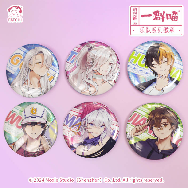 【乐队系列】如果历史是一群喵吧唧徽章