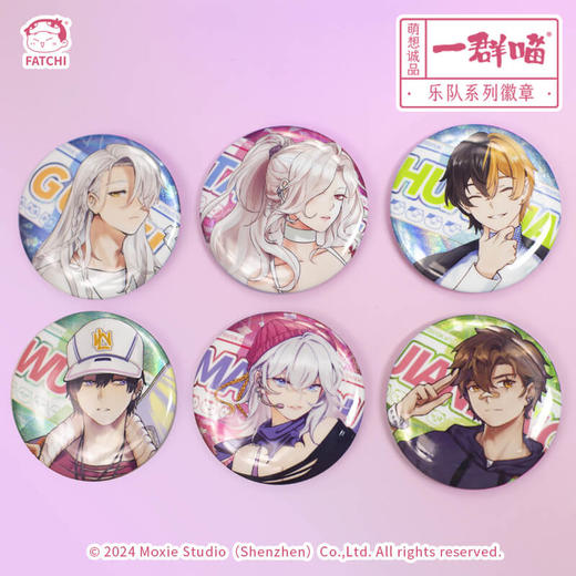 【乐队系列】如果历史是一群喵吧唧徽章 商品图0
