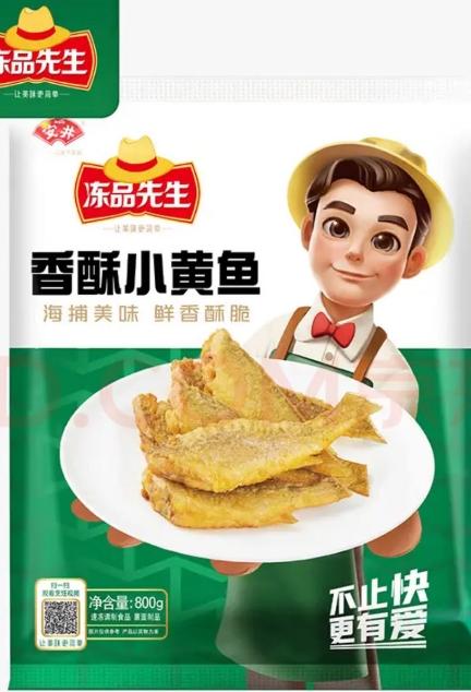 冻品先生香酥小黄鱼800g 商品图0
