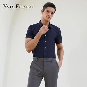 YvesFigarau伊夫·费嘉罗新款休闲短袖衬衫972411