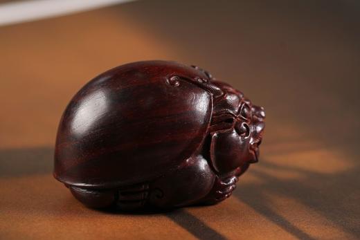 GJXJ0083°印度小叶紫檀龙龟摆件 商品图1