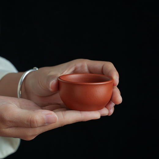 碗型紫砂杯宜兴紫砂个人杯陶瓷主人杯茶杯功夫品茗杯高档茶具 商品图4