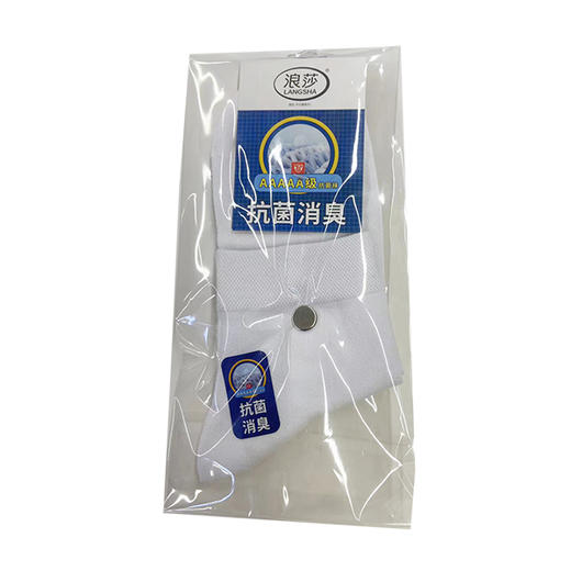 浪莎07640抗菌消臭网眼时尚男袜 商品图0