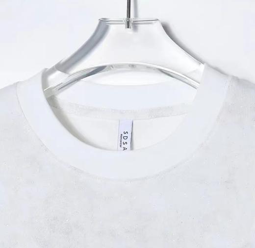 T1128夏季新款玫瑰印花男士短袖百搭防晒设计上衣潮流宽松休闲T恤 商品图2