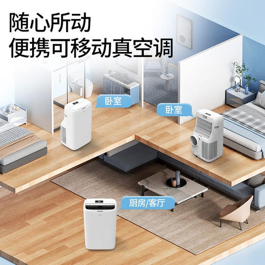 海尔（Haier）移动空调单冷大2匹 家用厨房机房空调制冷除湿一体机无外机可移动WiFi空调KY-40YDB1U1 大2匹 单冷（20-30㎡） 商品图4