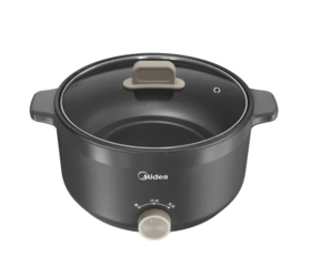 美的（Midea）（509928）电火锅家用多功能电炒锅电煮锅电热锅 3L MC-HGE2520 一体式电火锅